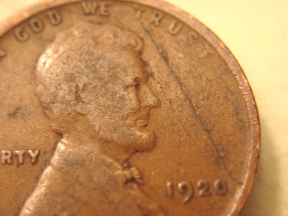 1920-Lincoln-Wheat-Cent-Die-Crack,-Die-Break-Or-Lamination?